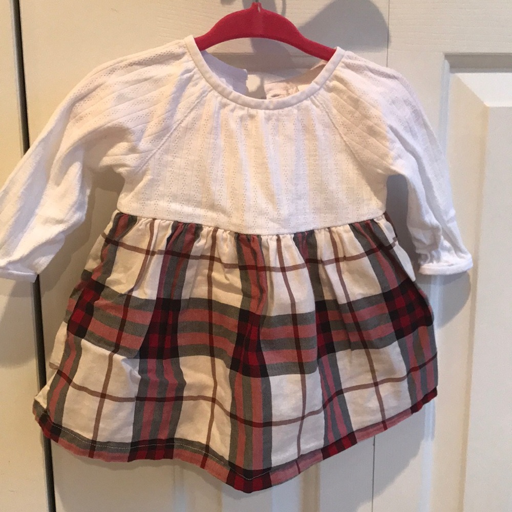BURBERRY 3 MONTHS BABY DRESS LONG SLEEVES
